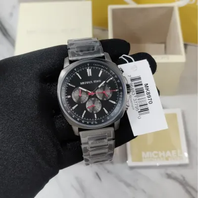 Michael Kors Sullivan Gunmetal Grey Black Dial Men's Chronograph Watch